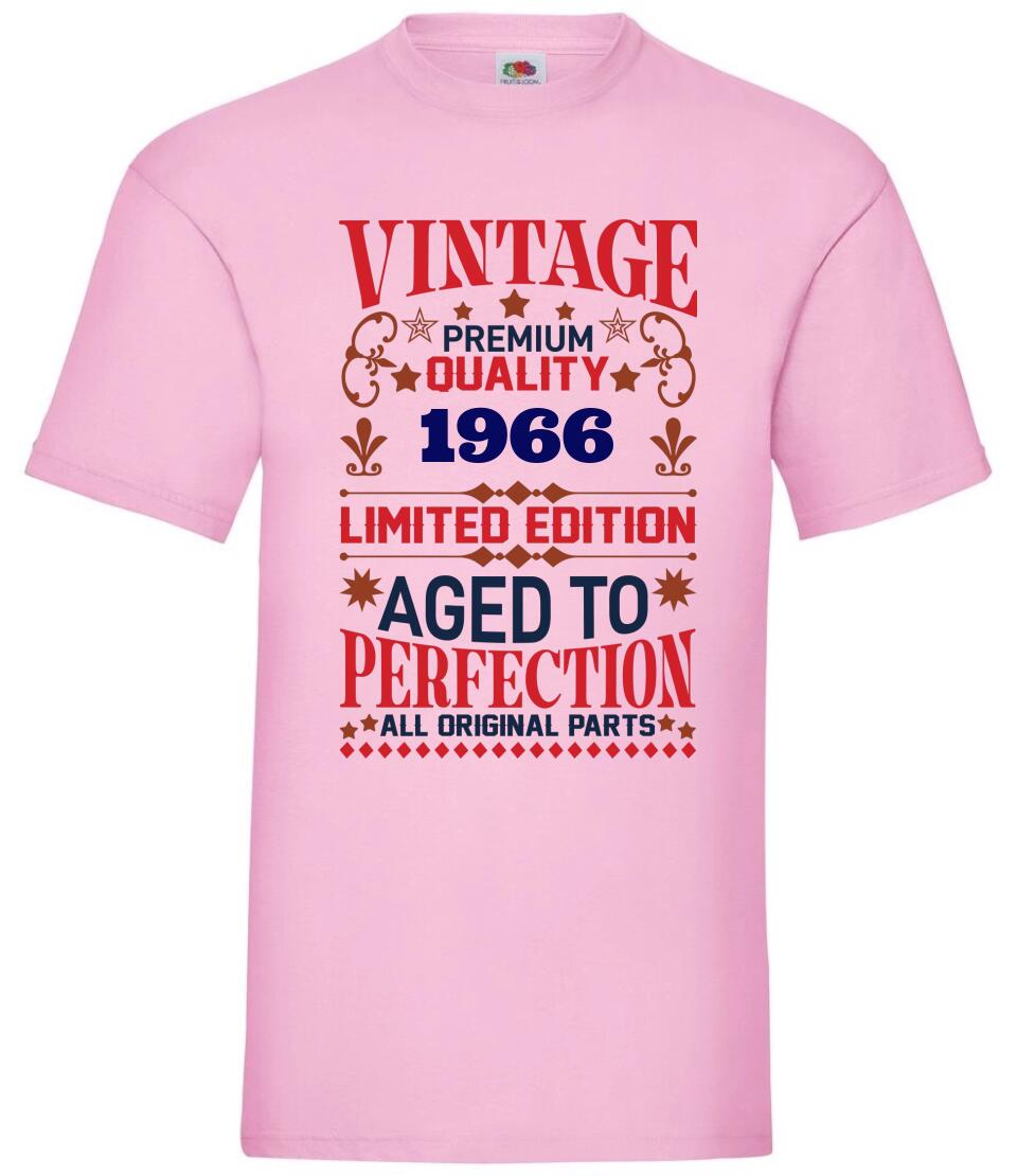Vintage födelsedags t-shirt - Personligt år design