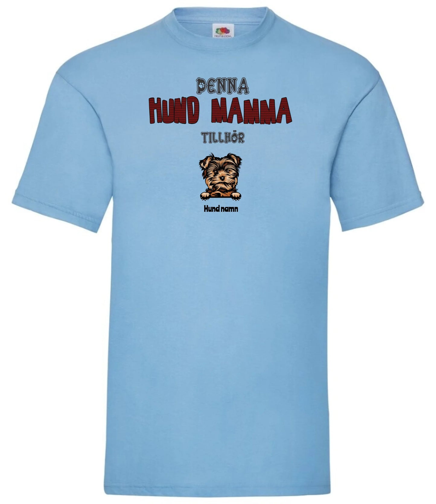 Denna hund mamma tillhör hundras t-shirt med personligt tryck