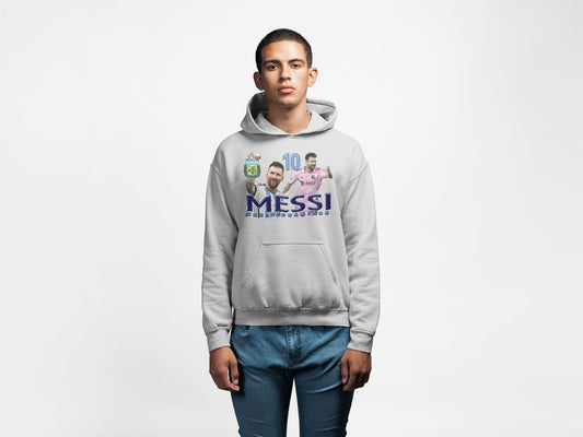 Messi Huvtröja Ask Hoodie Argentina Miami