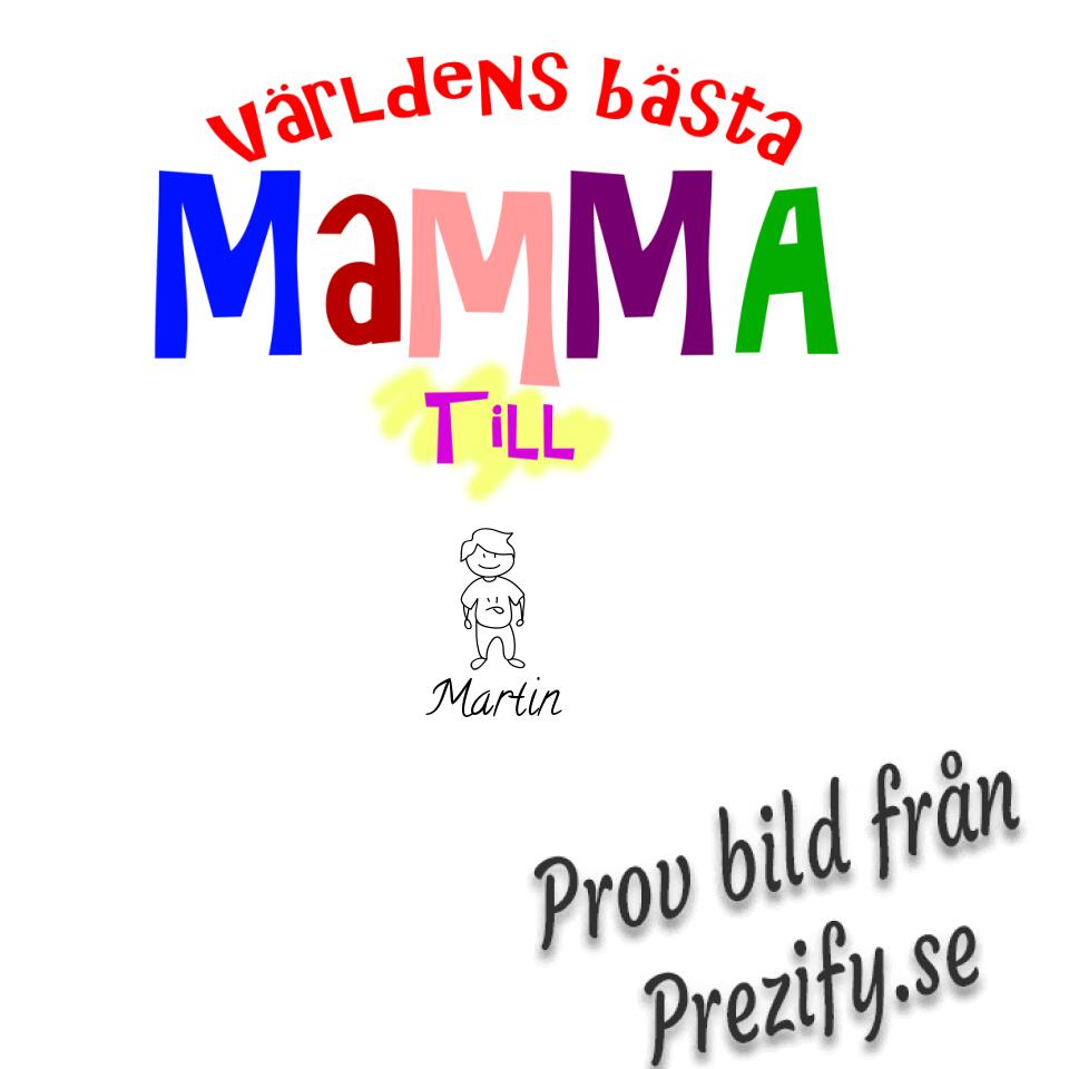Personligt Världens bästa mamma kuddfodral med upp till 6 barn hund katt namn