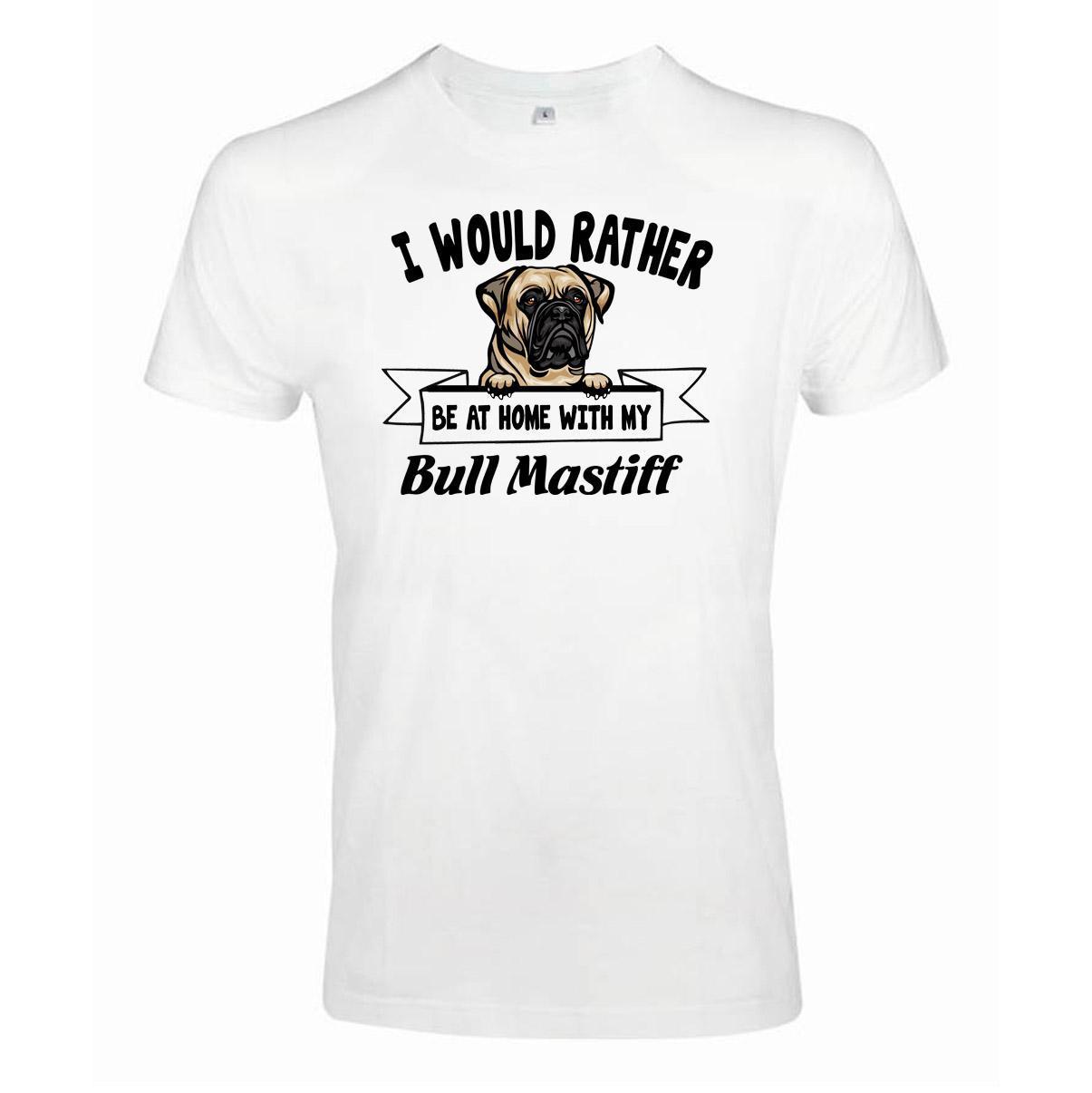 Bull mastiff Kikande hund t-shirt - Rather be with... - Highstreet.se