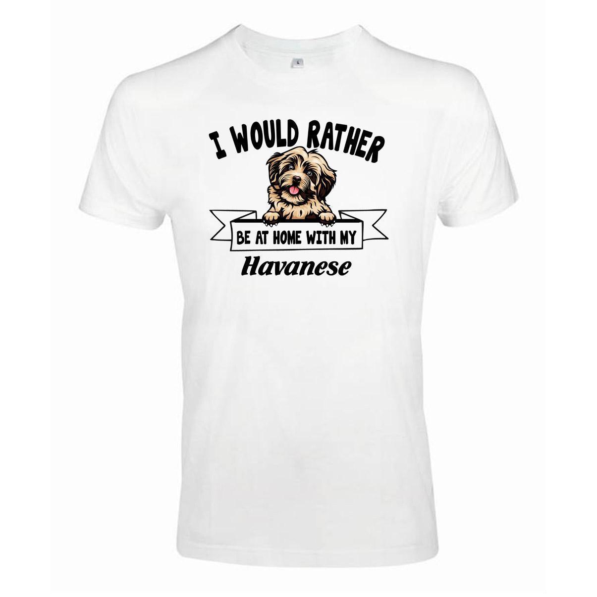 Havanese Kikande hund t-shirt - Rather be with... - Highstreet.se