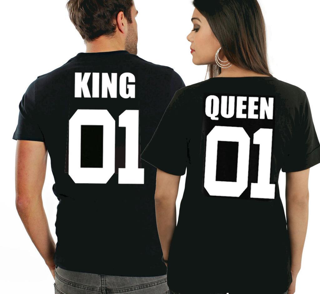 King t-shirt eller Queen t-shirt 01 tryck - Highstreet.se