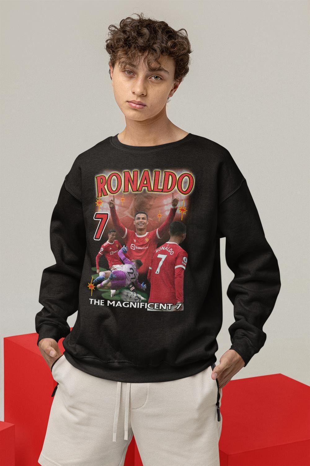 Ronaldo Sweatshirt - Man UTD & Portugal spelare tröja svart - Highstreet.se