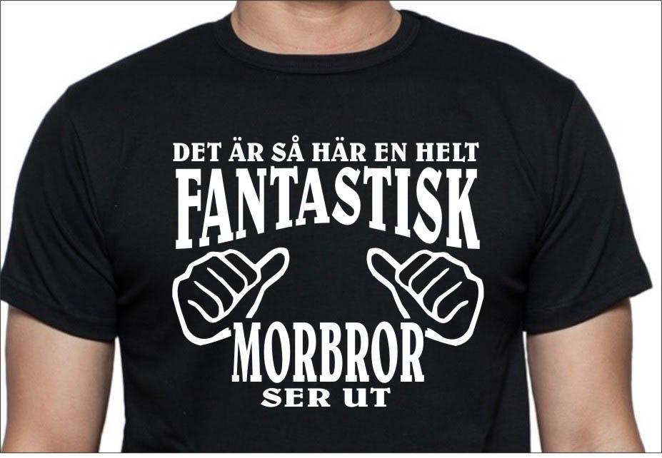 Svart T-shirt Det är så här en helt fantastisk Morbror ser ut - Highstreet.se