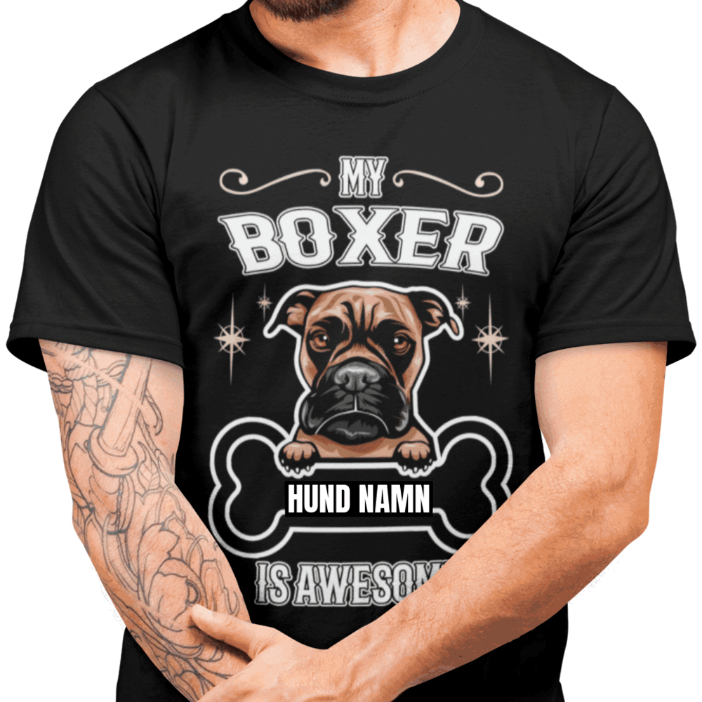 Personligt Hund t-shirt med eget hundras och namn Sweatshirt