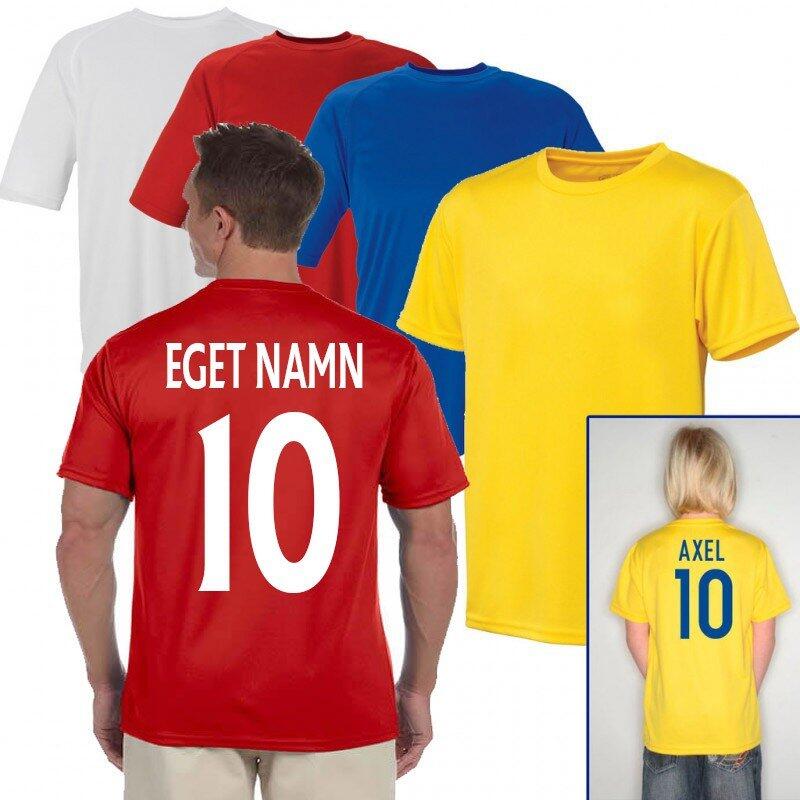 Träningströja med eget personligt namn & nummer tryck