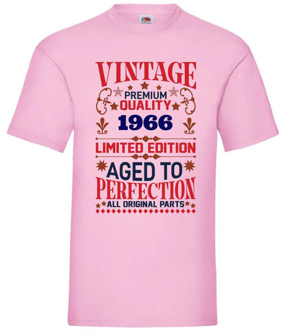 Vintage födelsedags t-shirt - Personligt år design