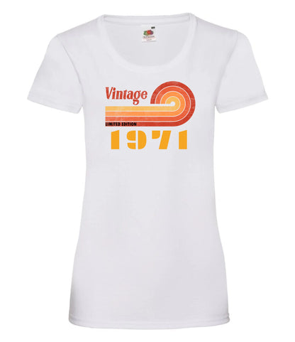 Vintage födelsedag t-shirt med personligt med födelseår huvtröja sweatshirt