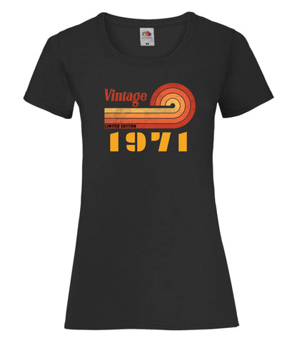 Vintage födelsedag t-shirt med personligt med födelseår huvtröja sweatshirt