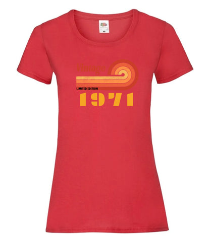 Vintage födelsedag t-shirt med personligt med födelseår huvtröja sweatshirt