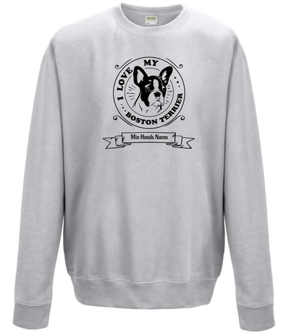 Hund t-shirt med personligt tryck.
