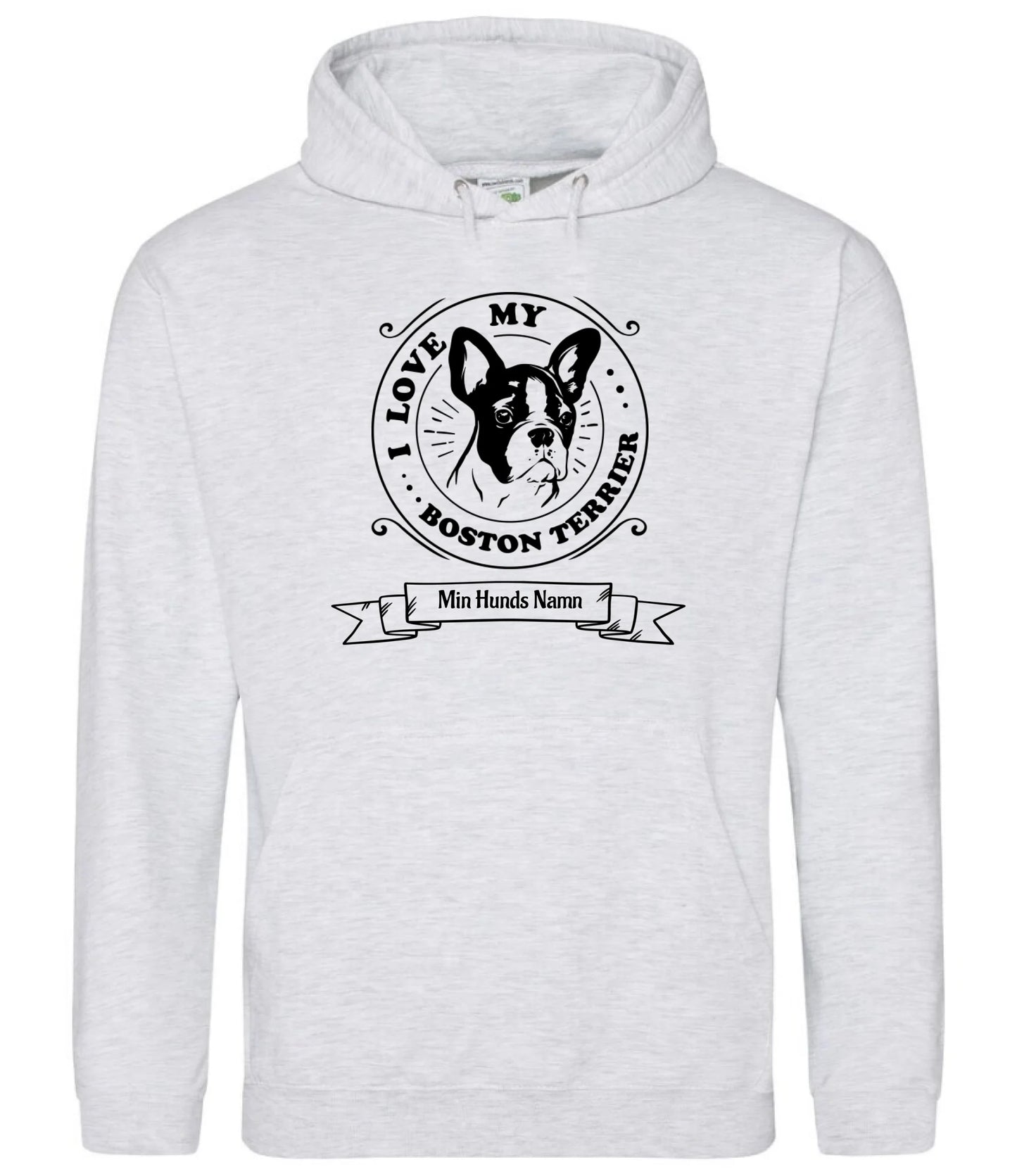 Hund t-shirt med personligt tryck.