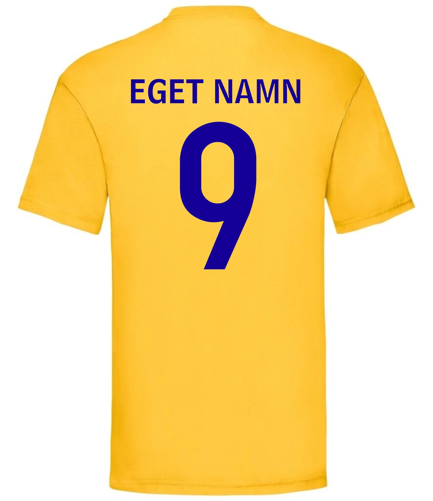 Sweden t-shirt med sverige flagga eget namn nummer tryck personlig Sverige tröja