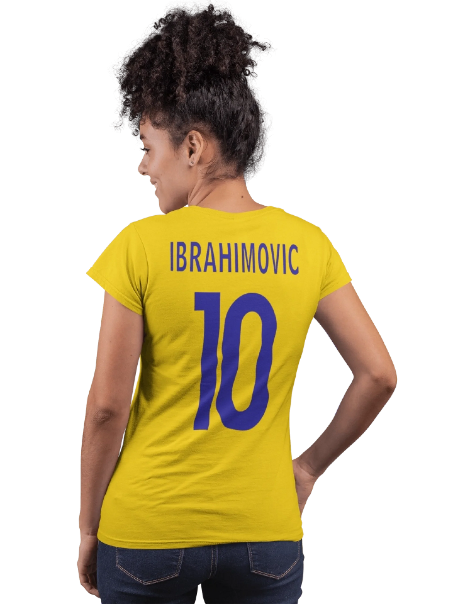 Sweden t-shirt med sverige flagga eget namn nummer tryck personlig Sverige tröja