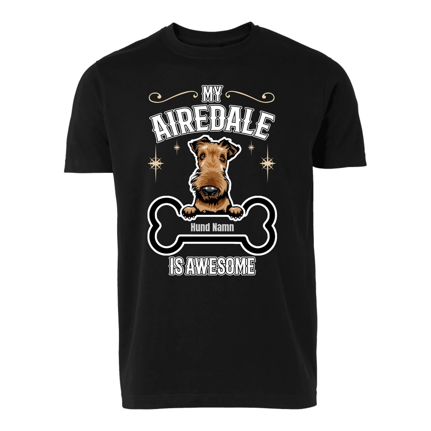 Personligt Hund t-shirt med eget hundras och namn Sweatshirt