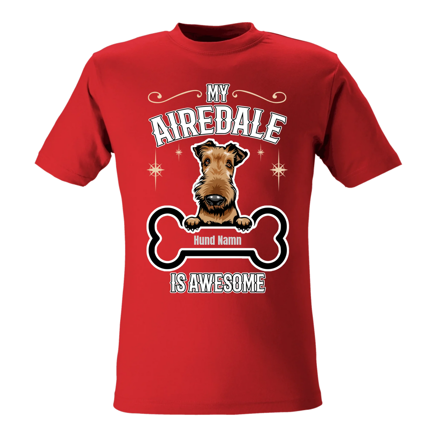 Personligt Hund t-shirt med eget hundras och namn Sweatshirt