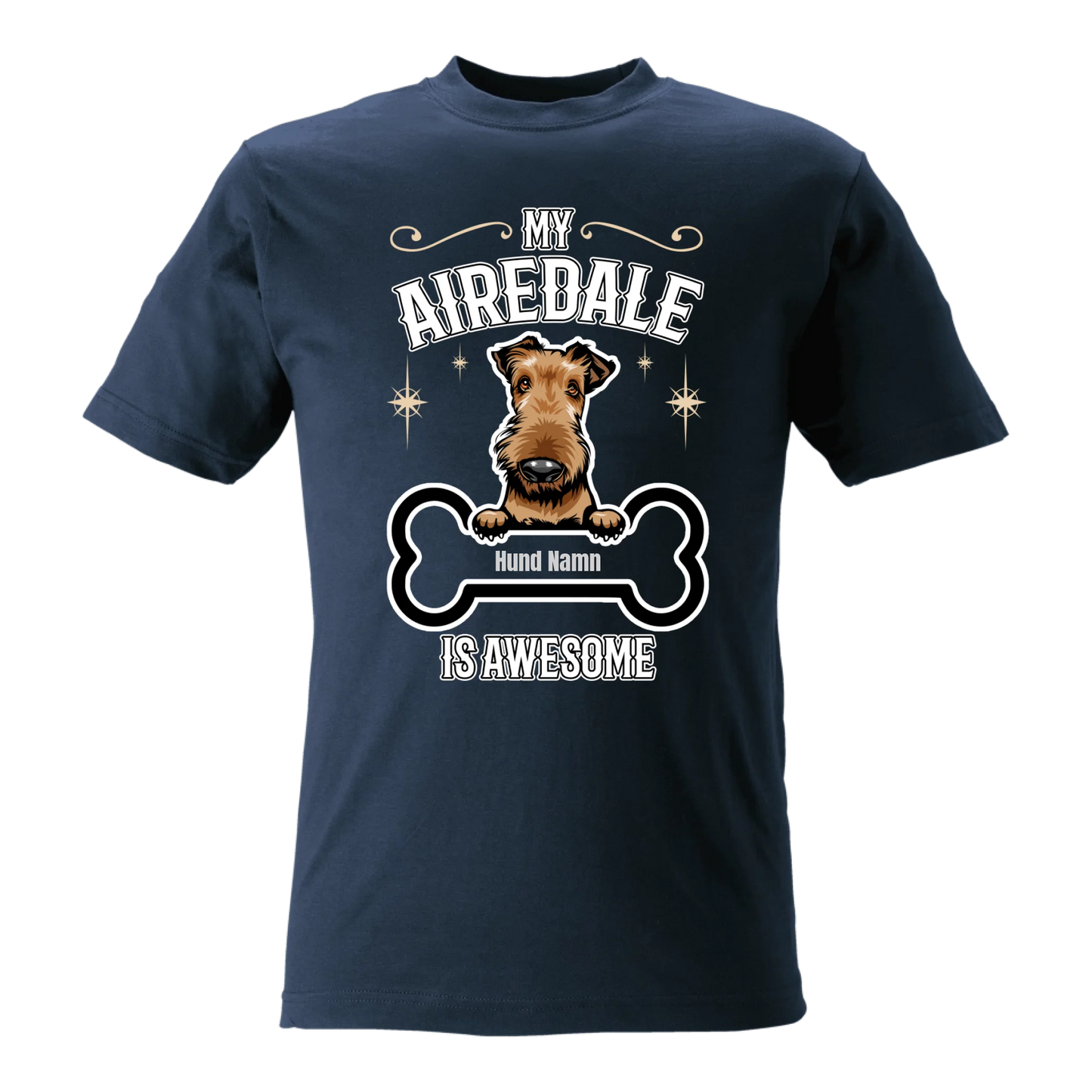 Personligt Hund t-shirt med eget hundras och namn Sweatshirt