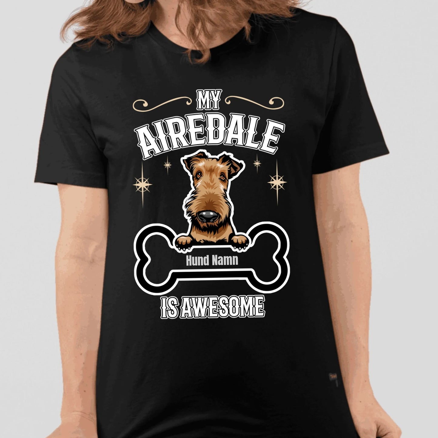 Personligt Hund t-shirt med eget hundras och namn Sweatshirt
