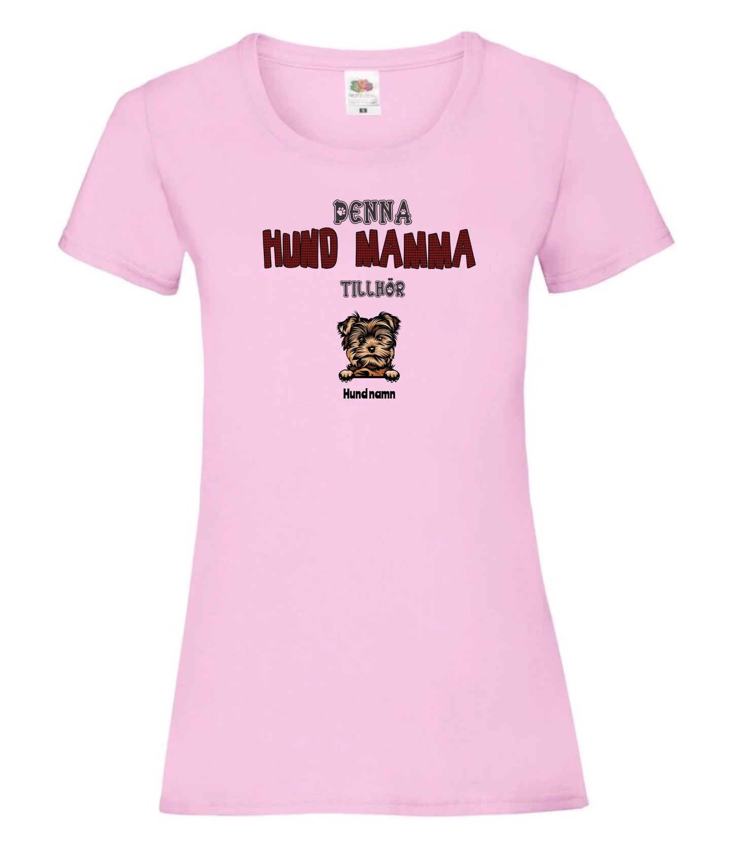 Denna hund mamma tillhör hundras t-shirt med personligt tryck