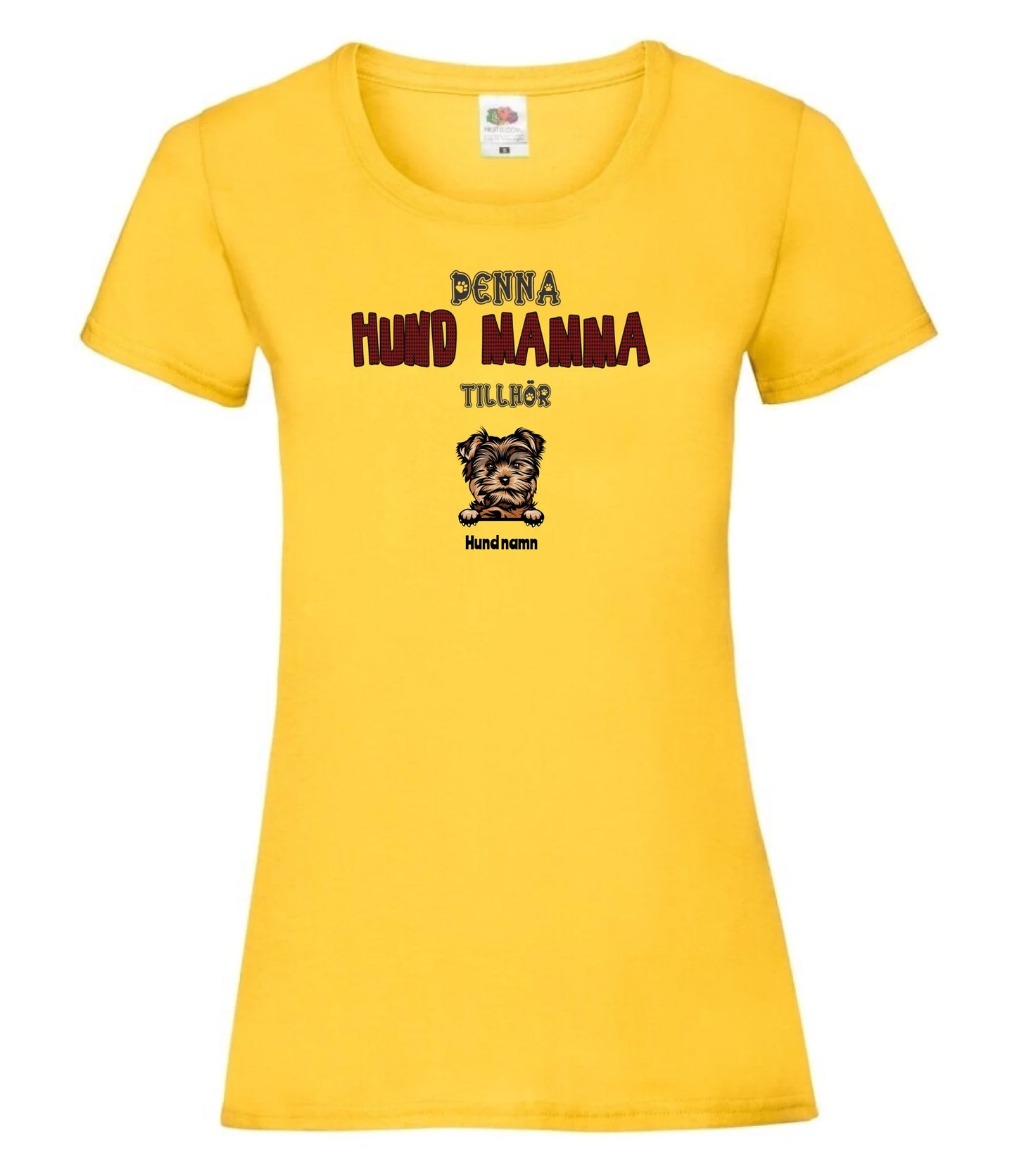 Denna hund mamma tillhör hundras t-shirt med personligt tryck