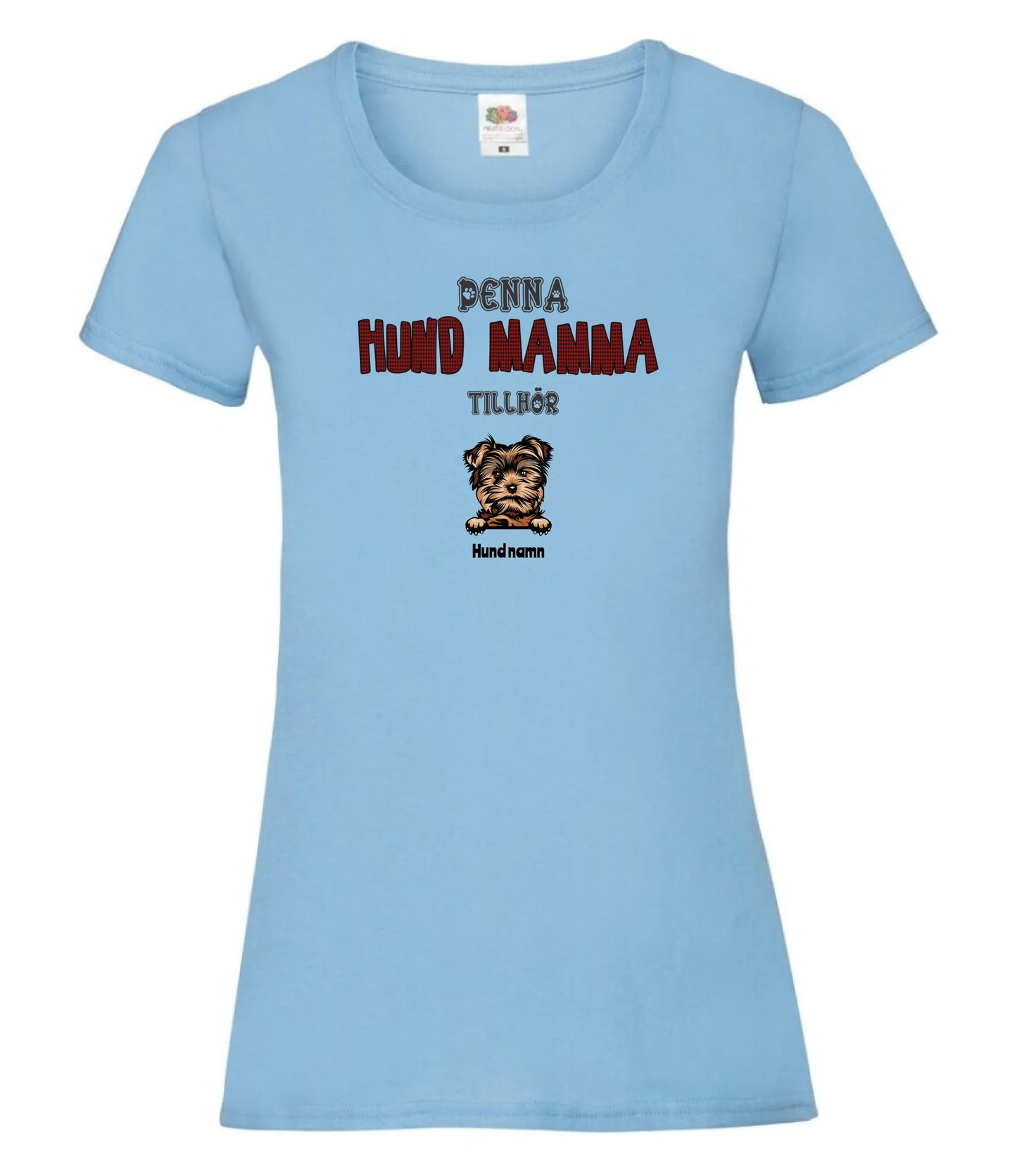 Denna hund mamma tillhör hundras t-shirt med personligt tryck