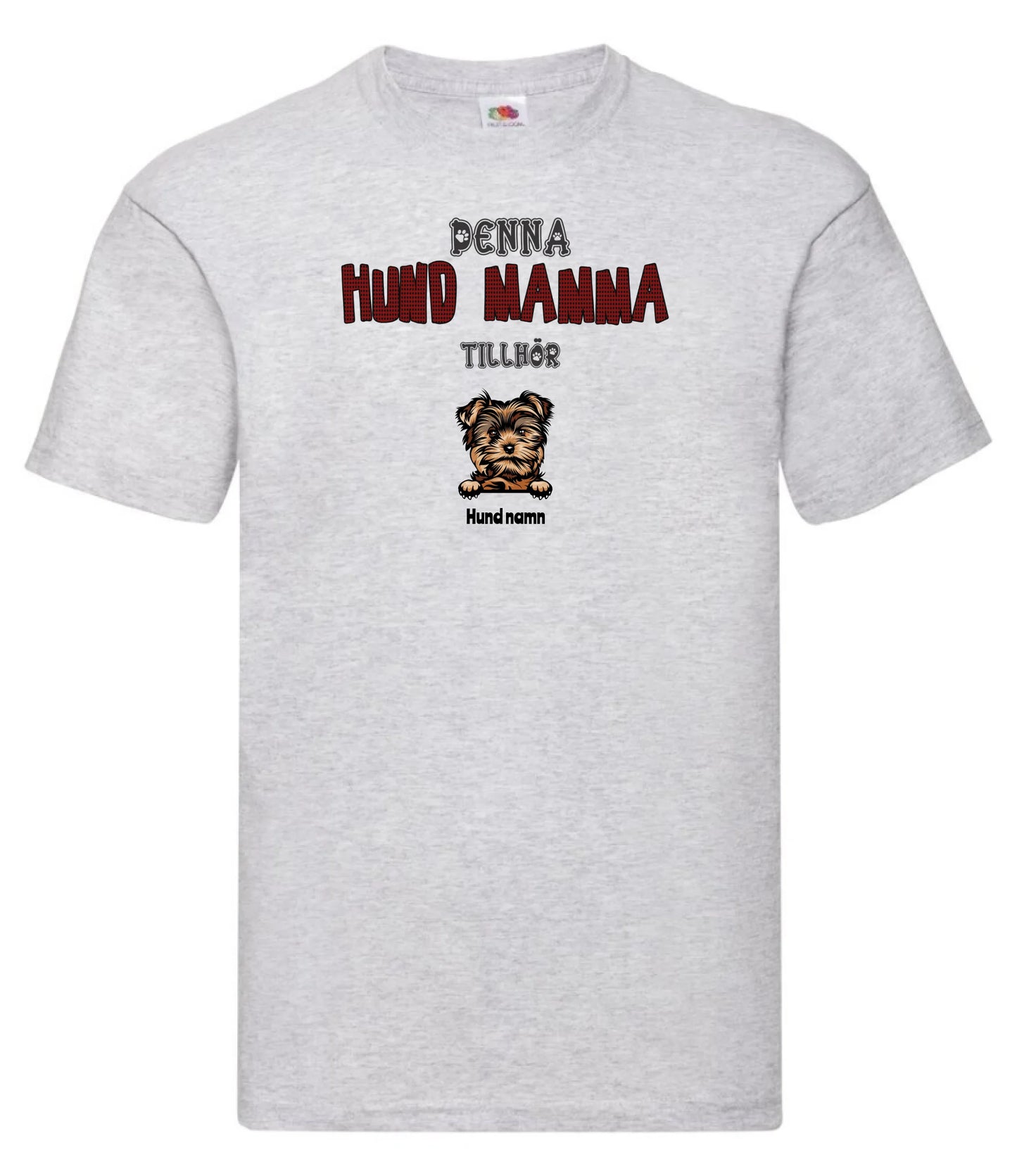 Denna hund mamma tillhör hundras t-shirt med personligt tryck
