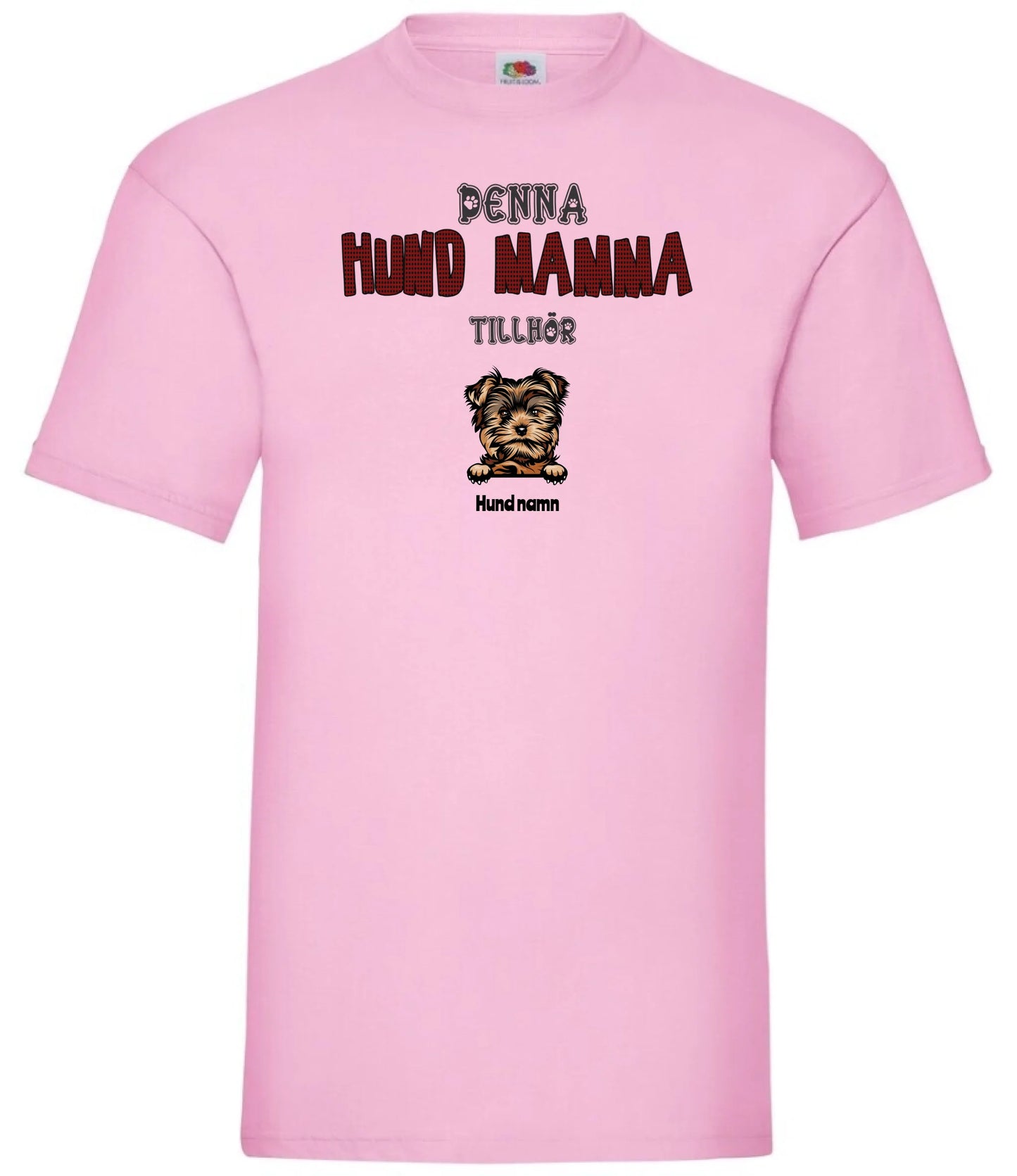 Denna hund mamma tillhör hundras t-shirt med personligt tryck