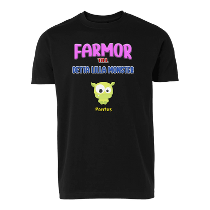 Farmor lilla monster t-shirt