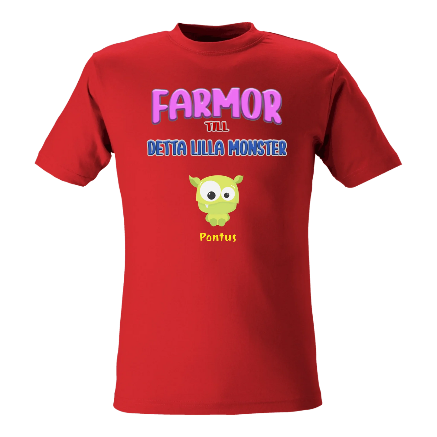 Farmor lilla monster t-shirt