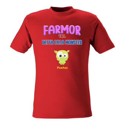 Farmor lilla monster t-shirt