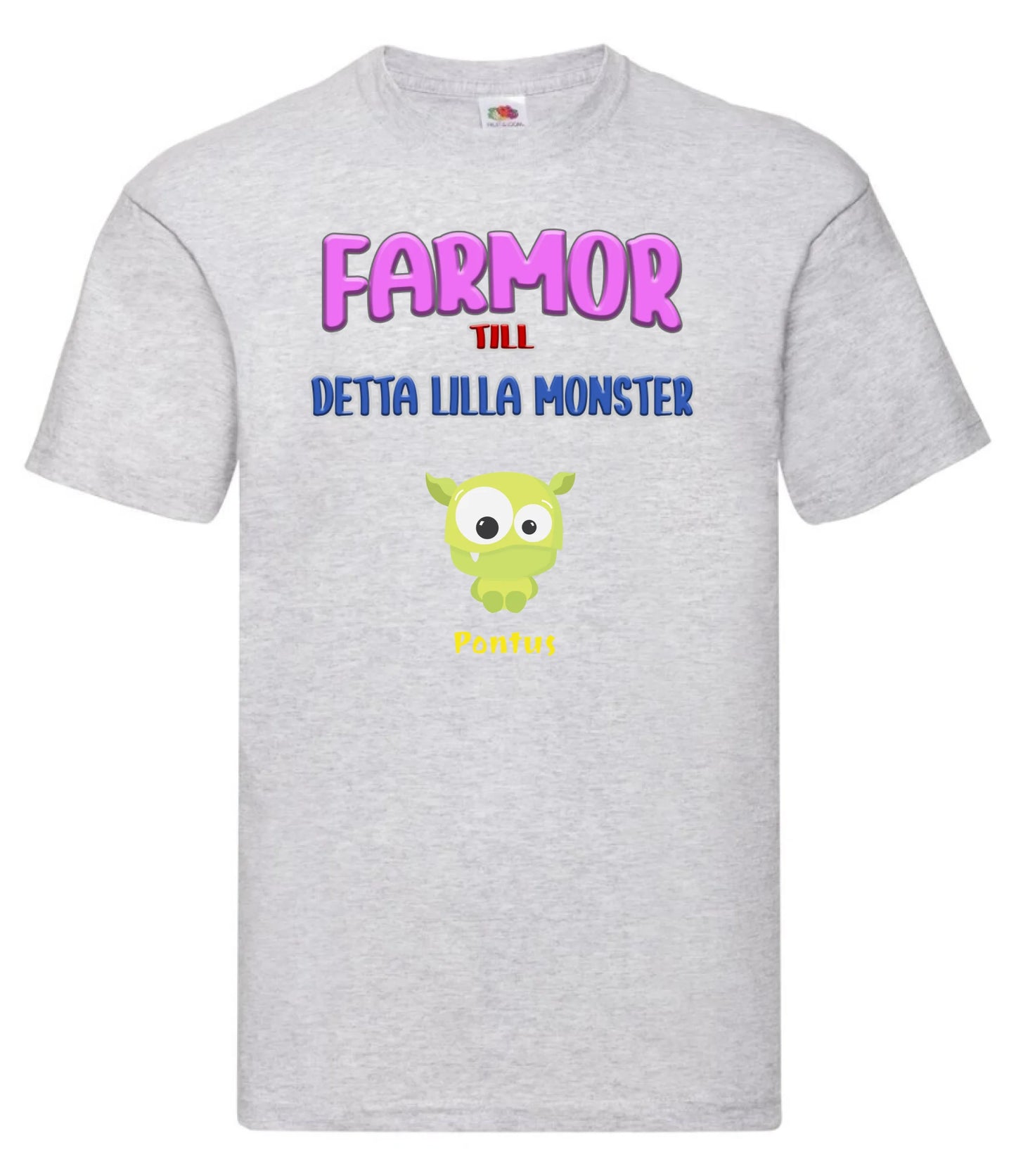 Farmor lilla monster t-shirt