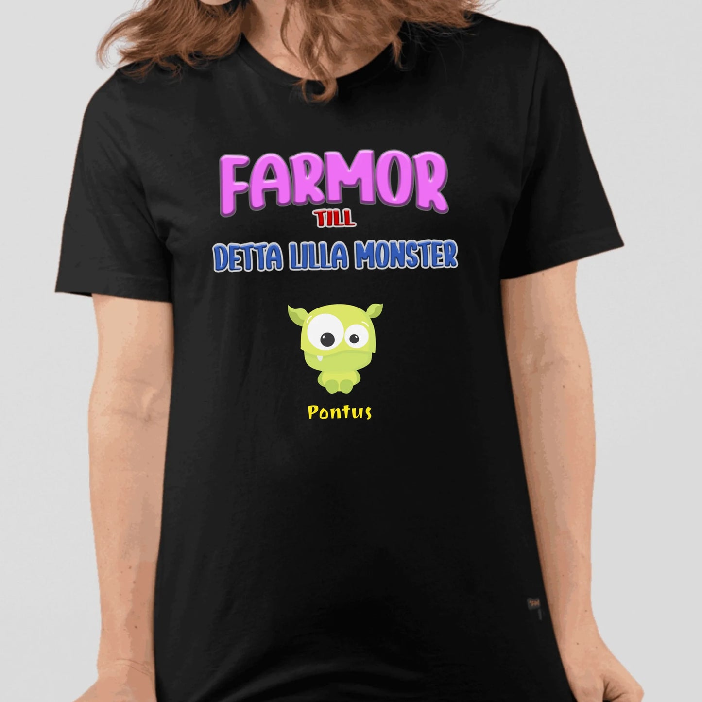 Farmor lilla monster t-shirt