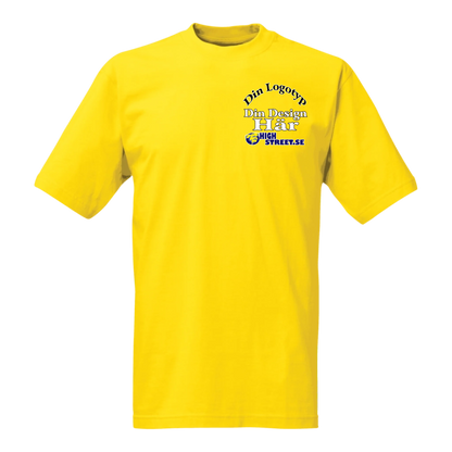 T-shirt med eget Logo brösttryck - Välj bland 10 färger