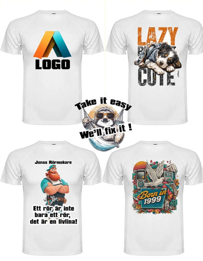 own design on t-shirt