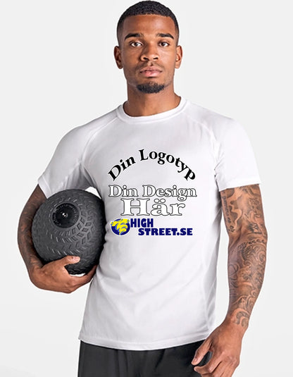 montecarlo vit t-shirt eget tryck