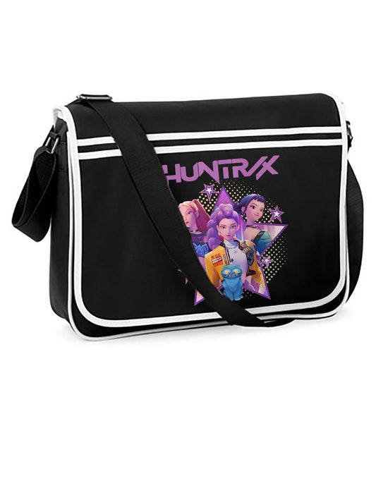 Huntrix Demon hunters k-pop väska med axelrem - skolväska axelväska