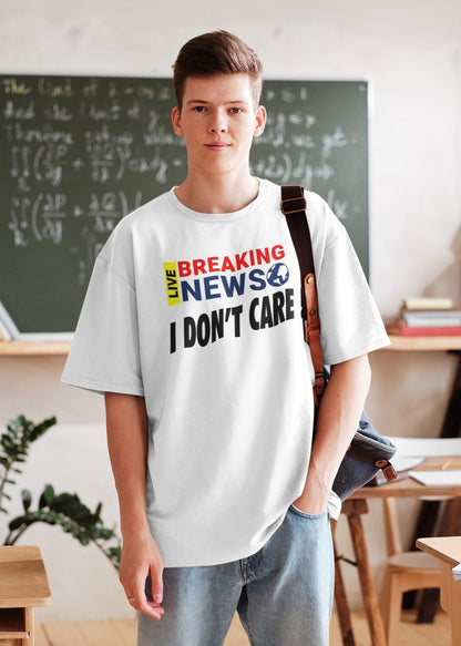 Breaking news - I do not care vit T-shirt