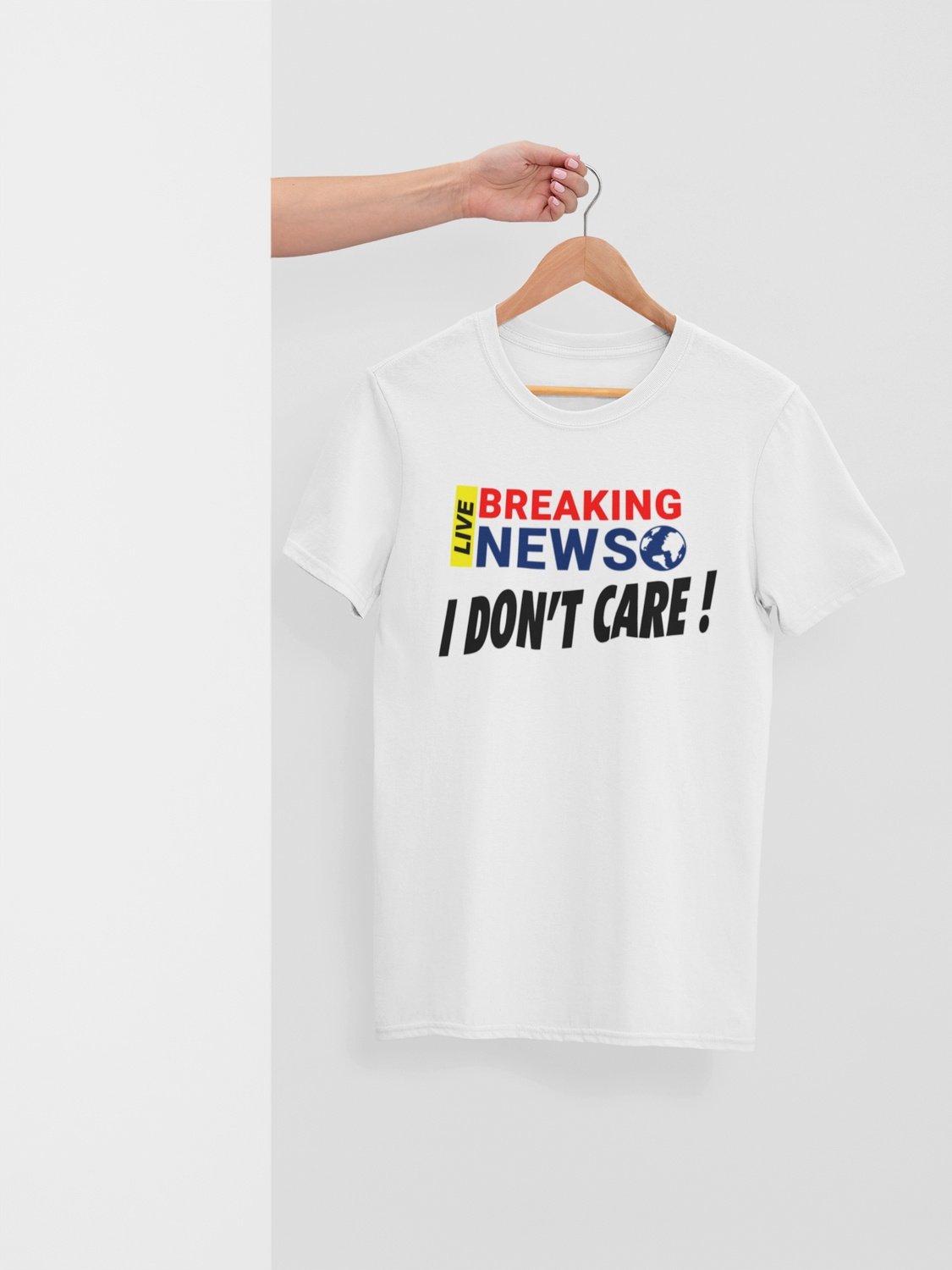Breaking news - I do not care vit T-shirt