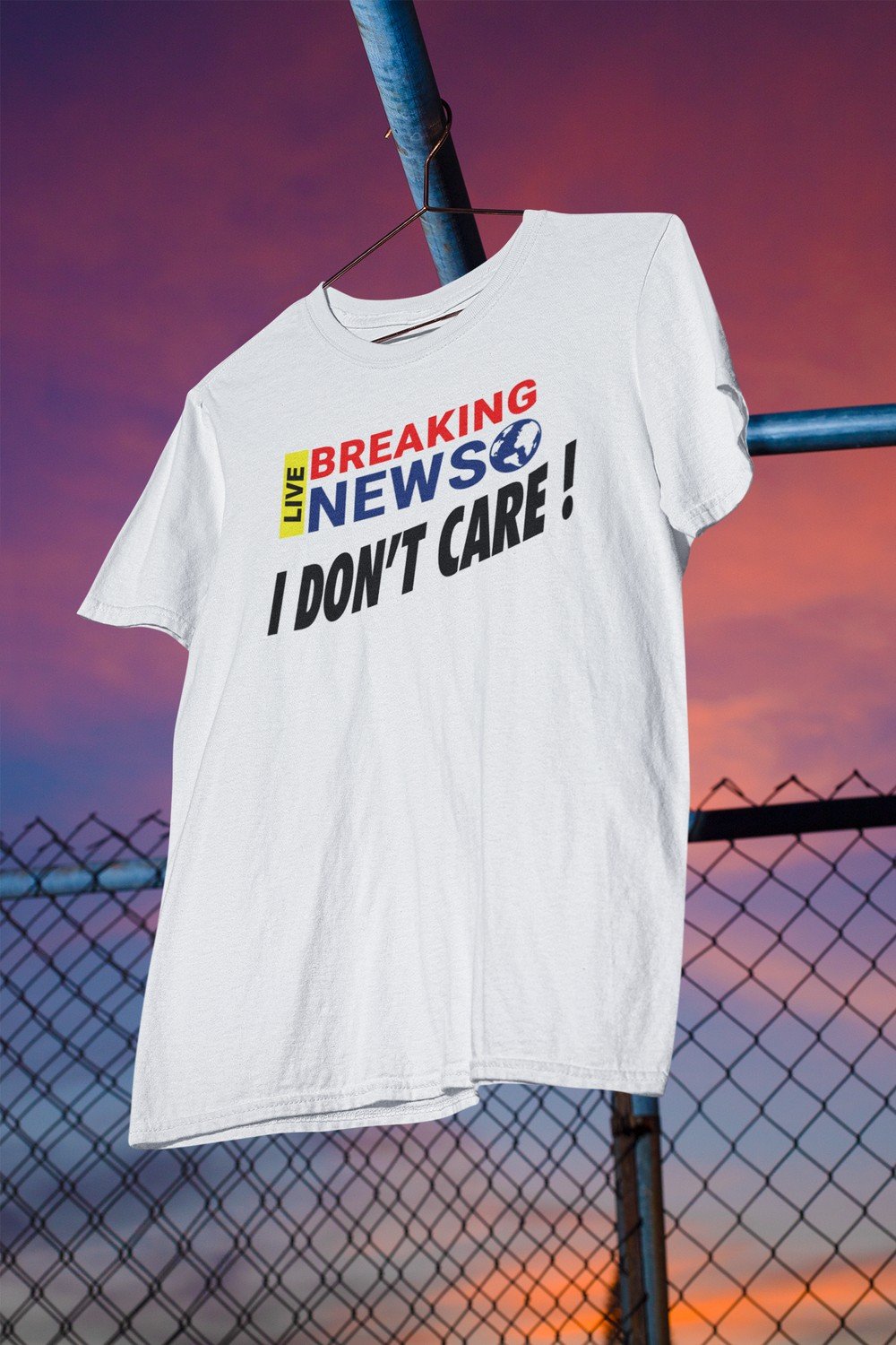 Breaking news - I do not care vit T-shirt