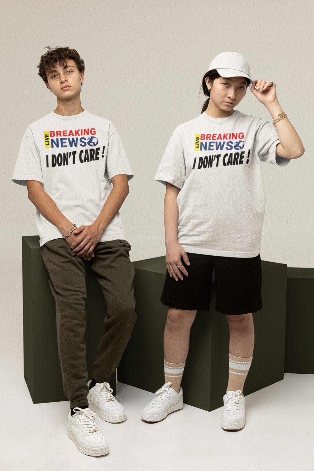 Breaking news - I do not care vit T-shirt