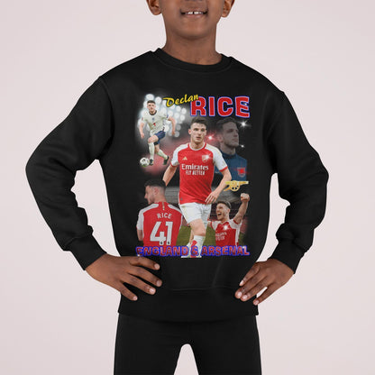 Declan Rise Arsenal & England svart Sweatshirt