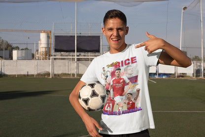 Declan Rice spelare t-shirt sportströja England & Arsenal