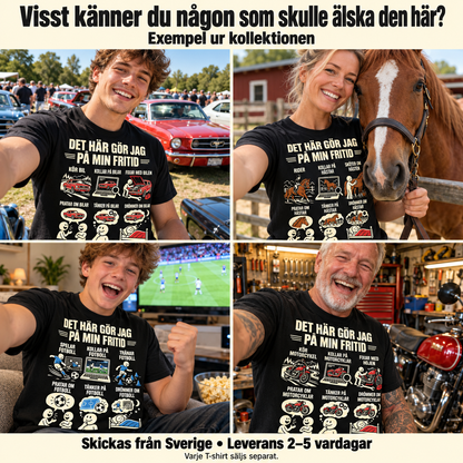 Körsång T-shirt - Det här gör jag på min fritid - Present till körsångare