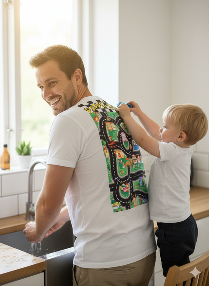 Pappa T-shirt & leksak i ett