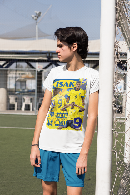 *REA* Sverige Isak T-shit Polyester Sports tröja med tryck fram & bak