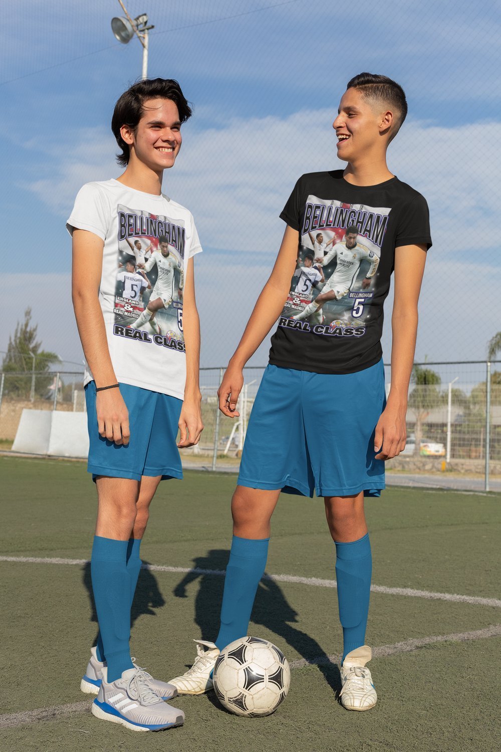 Jude Bellingham spelare t-shirt sportströja England  Real Madrid