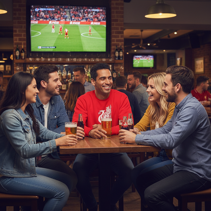 Liverpool Sweatshirt – Röd med klassisk supporterdesign YNWA