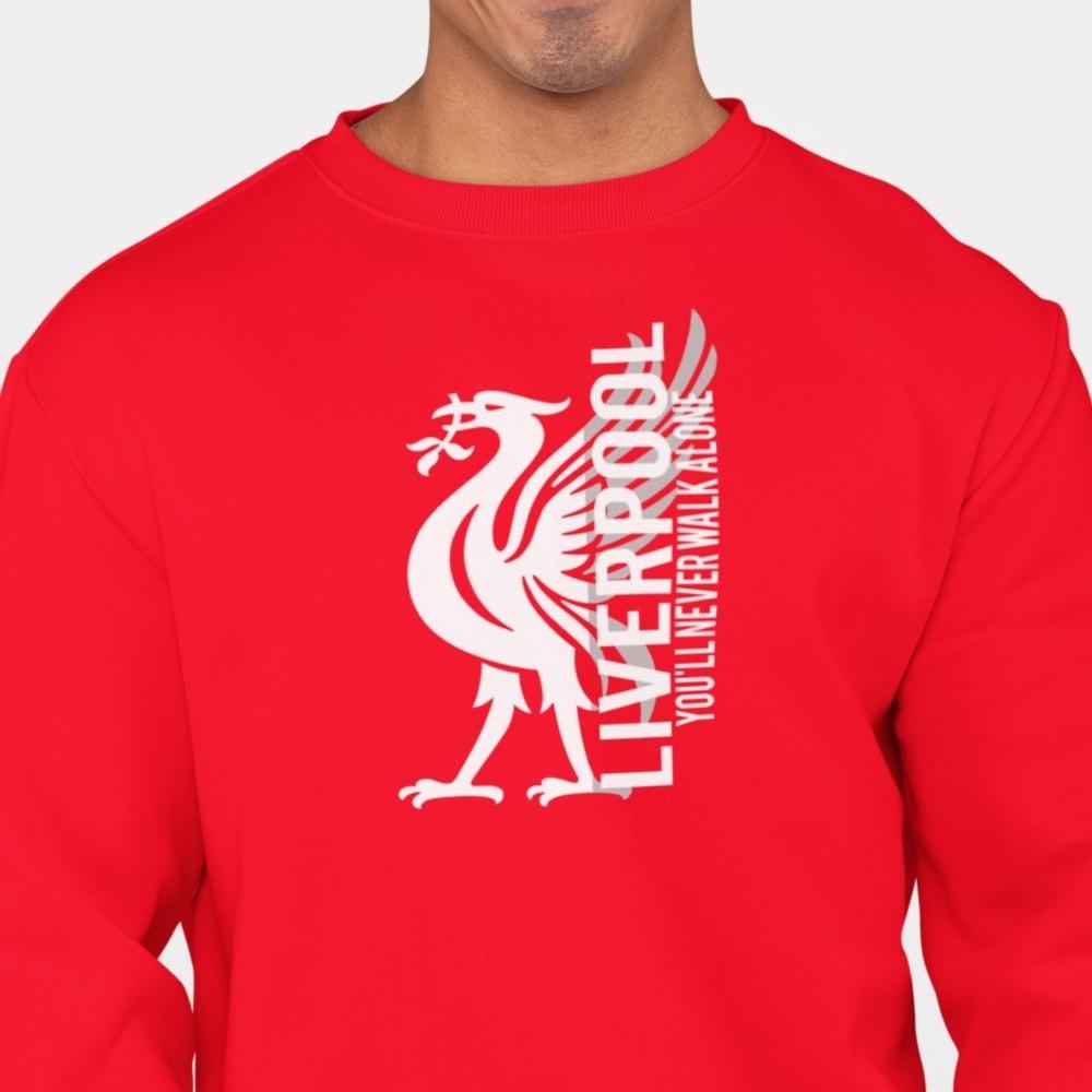 Liverpool Sweatshirt – Röd med klassisk supporterdesign YNWA