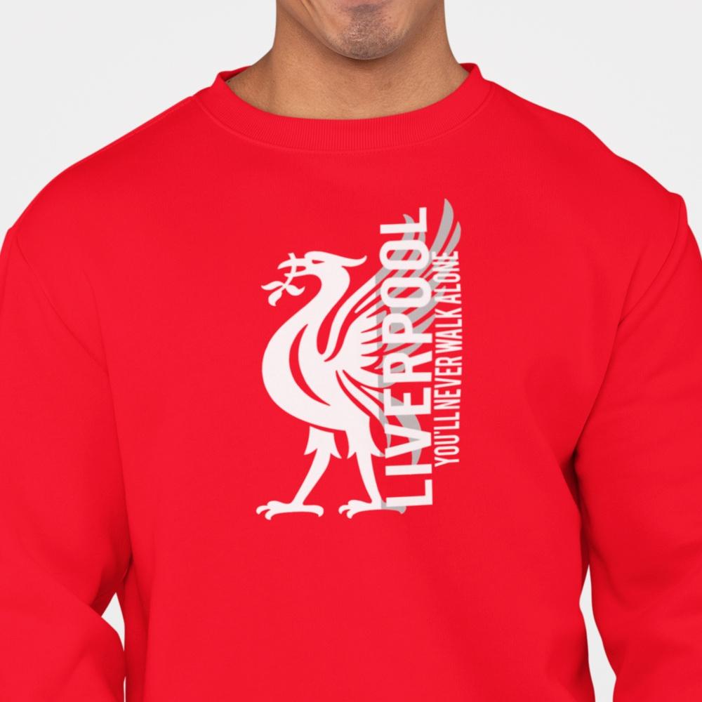 Liverpool Sweatshirt – Röd med klassisk supporterdesign YNWA